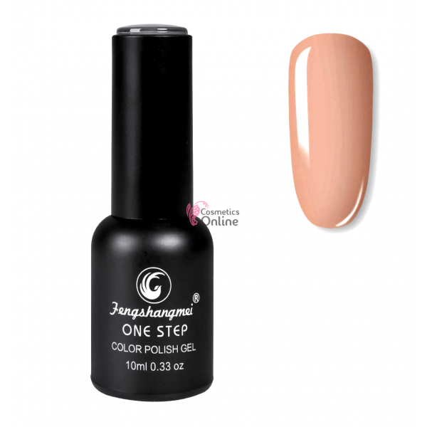 Oja semipermanenta FSM, ONE STEP Color UV/LED 10ml Cod 231 Cinderella Peach